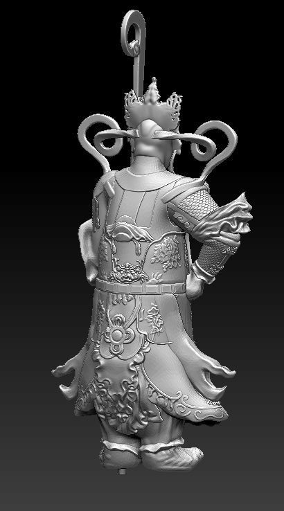 Chinese Stone Sculptural Arts 3D print model_3