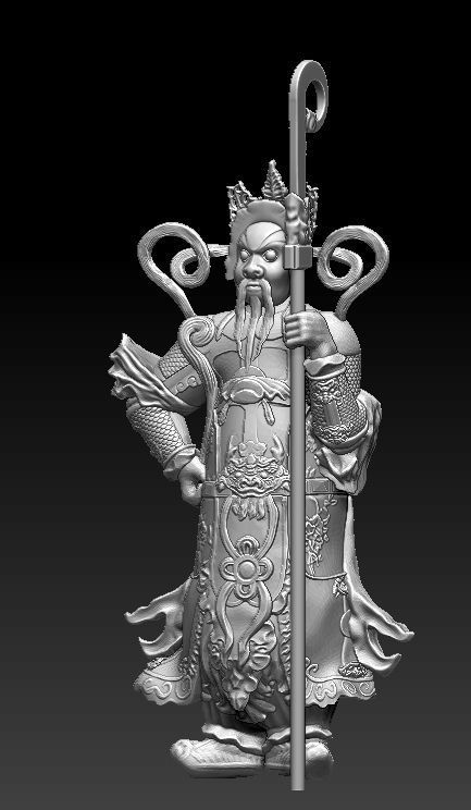 Chinese Stone Sculptural Arts 3D print model_8