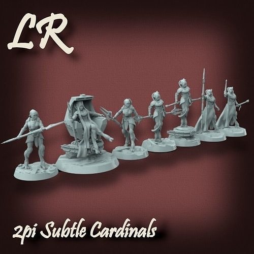 2pi Subtle Cardinals 3D print model