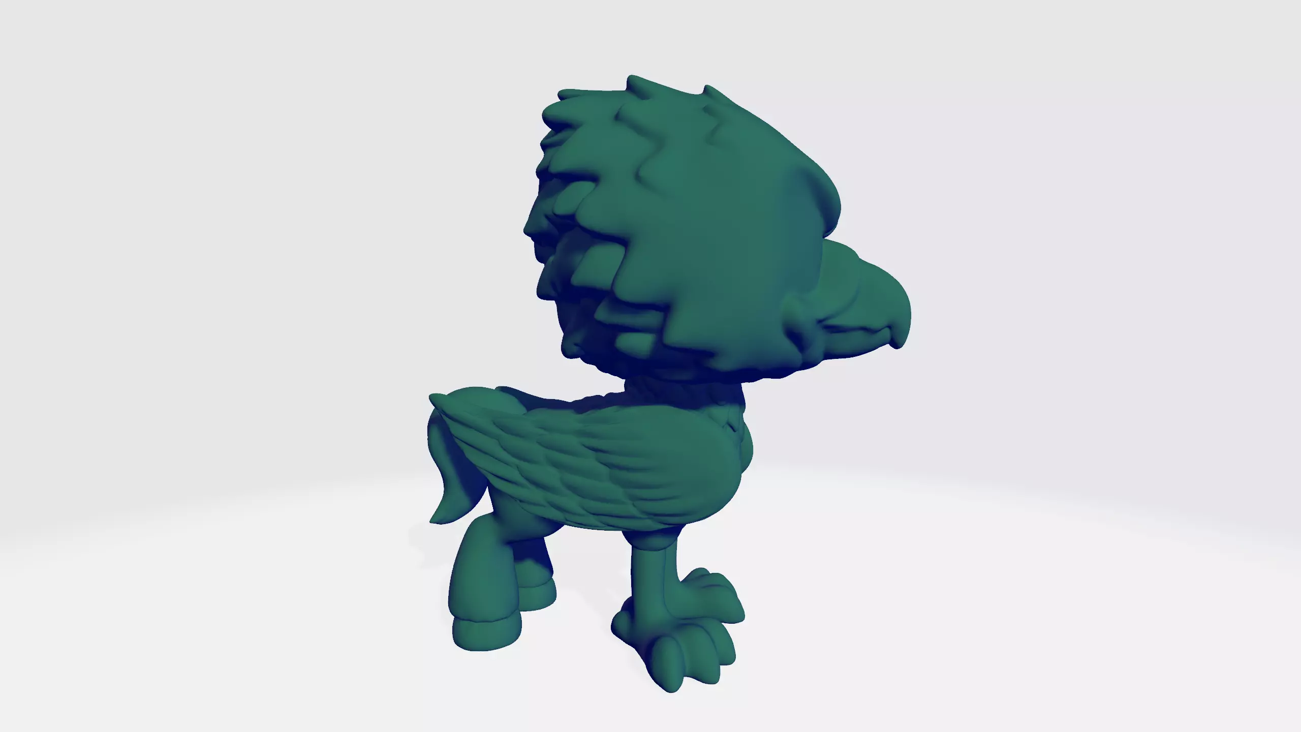  Chibi Hippogriff - STL 3D model_0