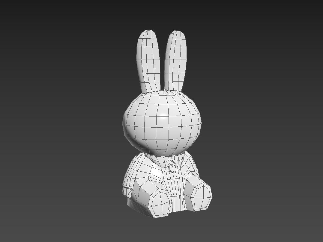 Bunny Miffy Lamp 3D print model_6