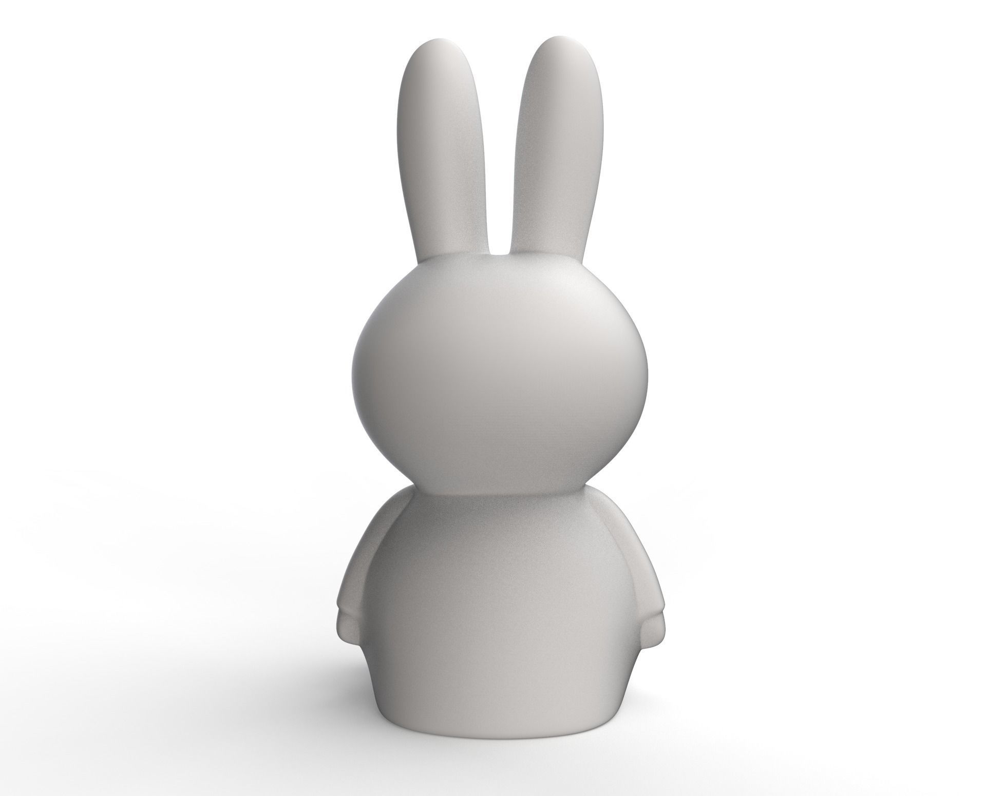 Bunny Miffy Lamp 3D print model_3