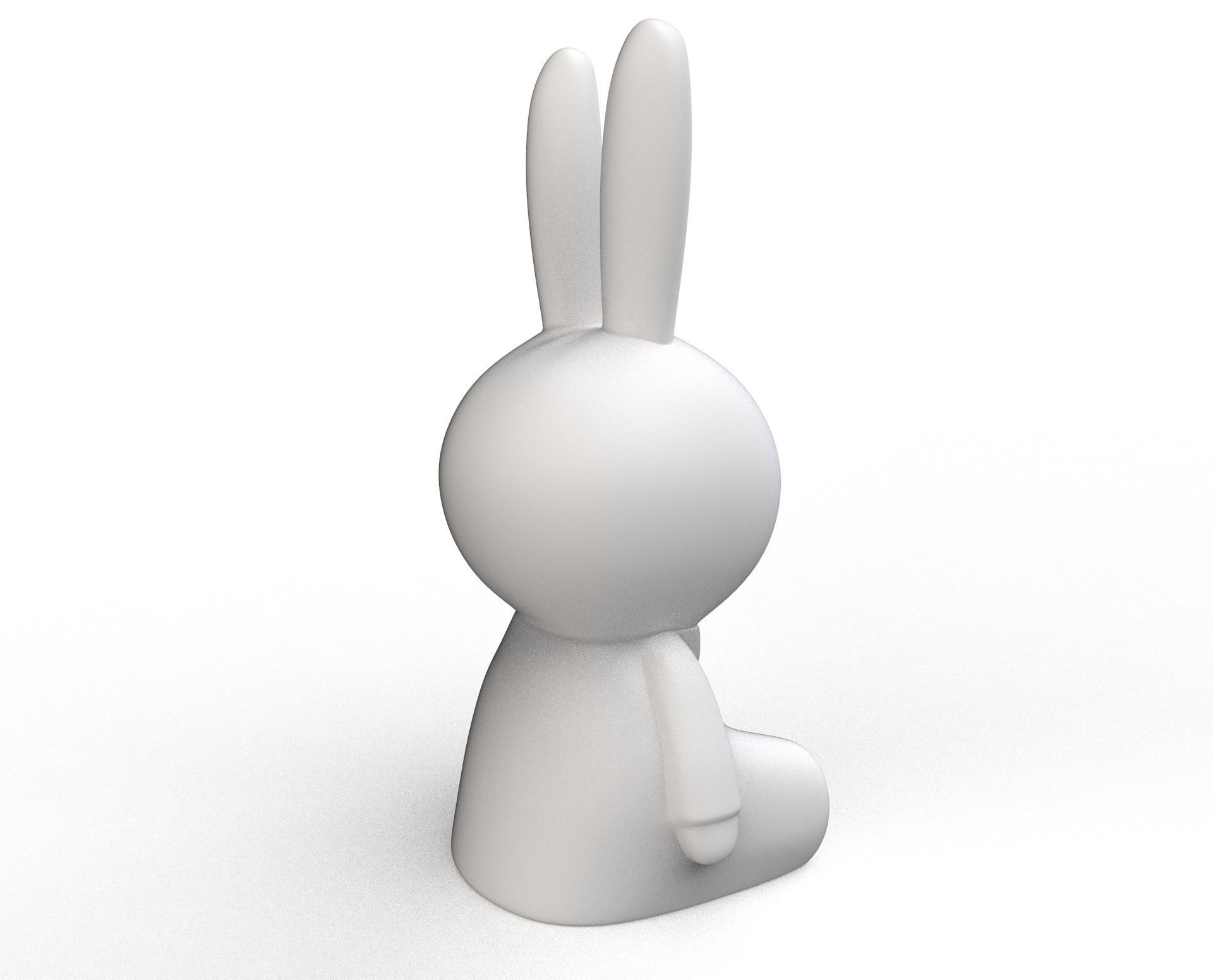 Bunny Miffy Lamp 3D print model_2