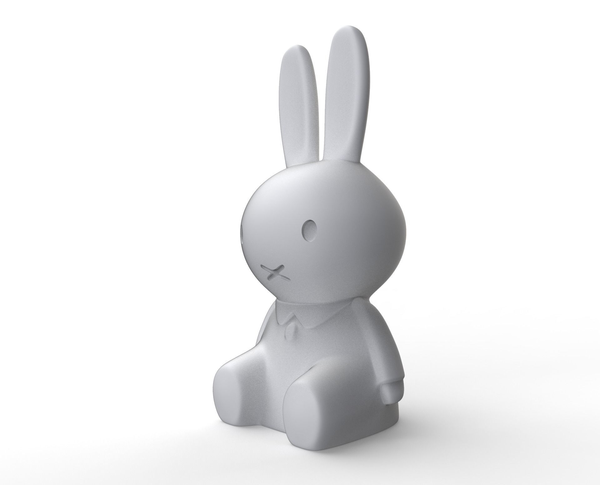 Bunny Miffy Lamp 3D print model_5