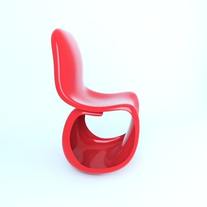 modern chair Free 3D model_1
