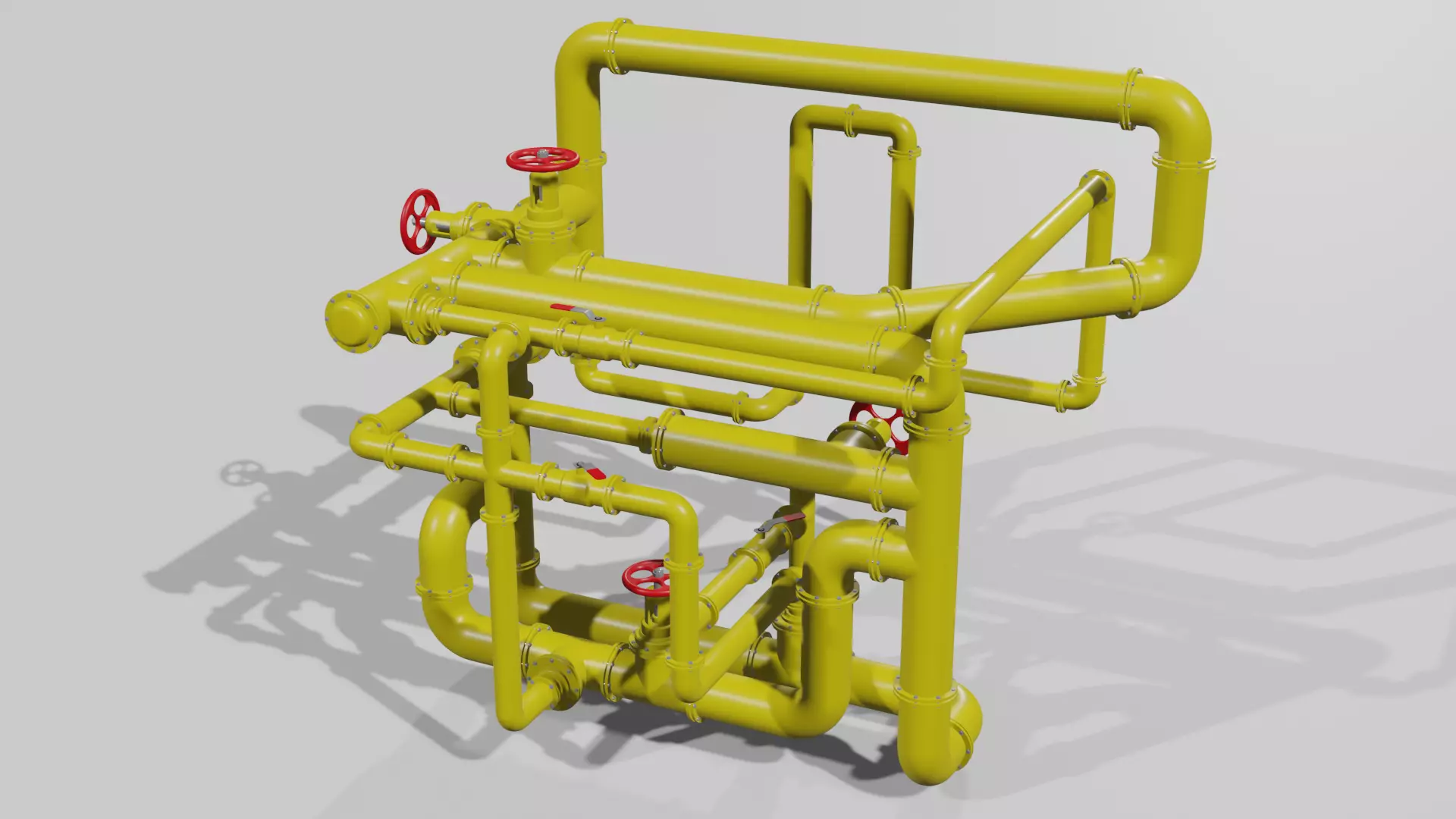 Pipes pack 3D model_0