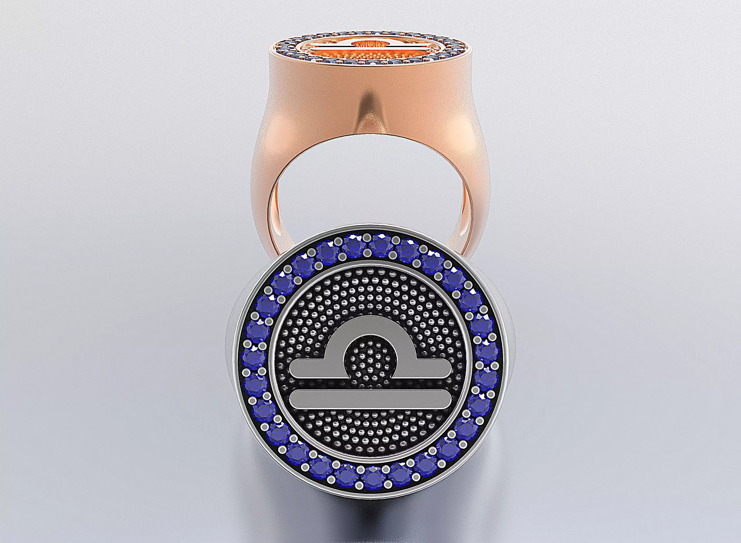 Zodiac Ring 3D print model_0