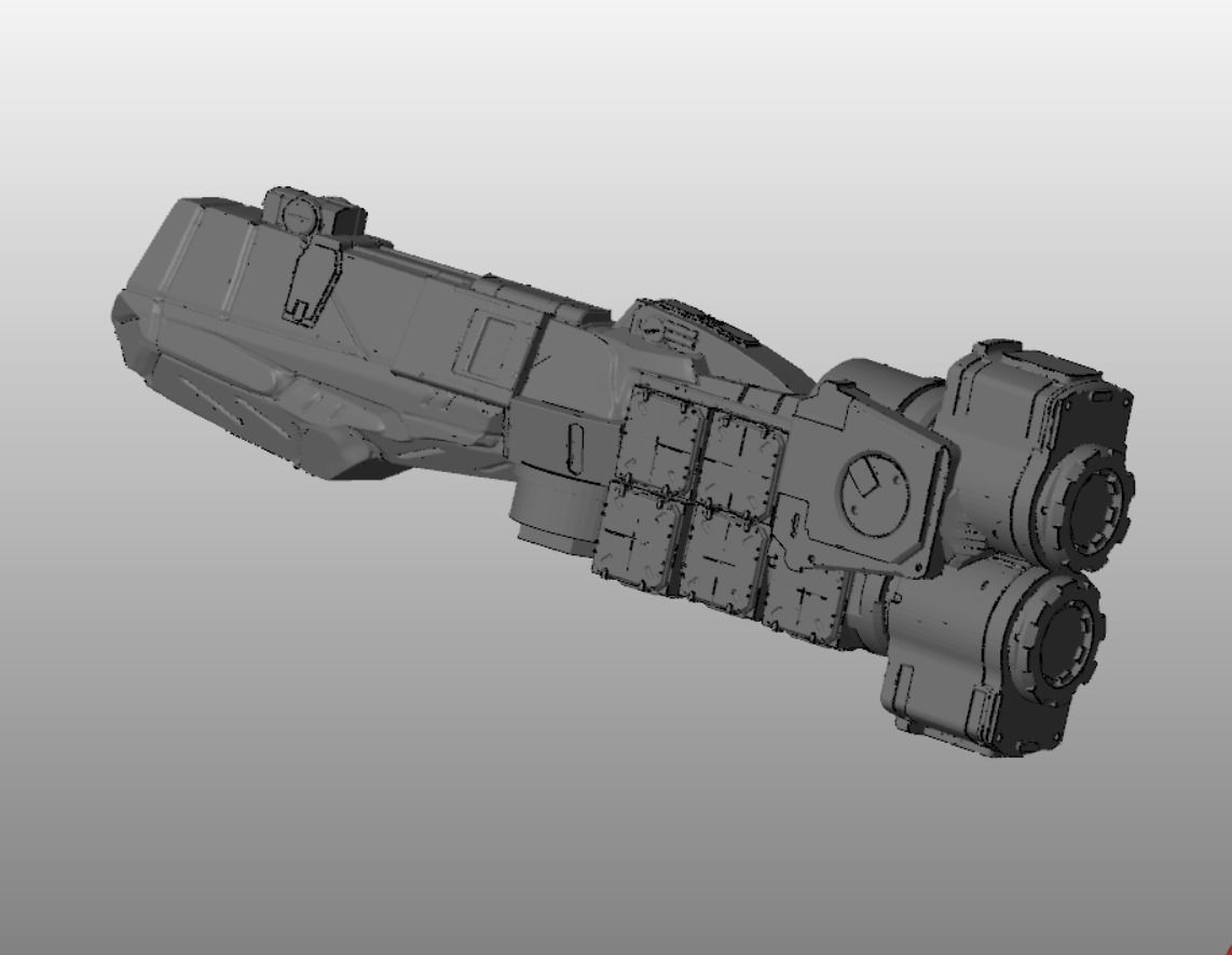 SKY RELICS - 02 CARGO MAUL 3D print model_3