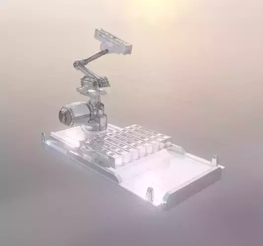 Robot Launcher Unit 3D model