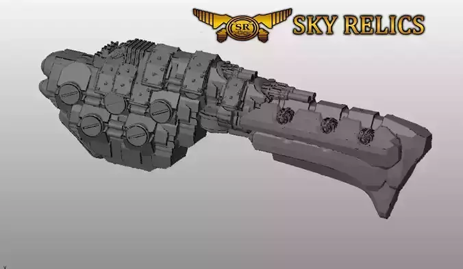 SKY RELICS - 06 AXLER 3D print model SKY RELICS - 06 AXLER 3D print model
