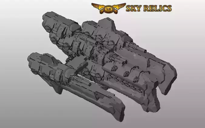 SKY RELICS - 08 DRAGON FANG 3D print model SKY RELICS - 08 DRAGON FANG 3D print model