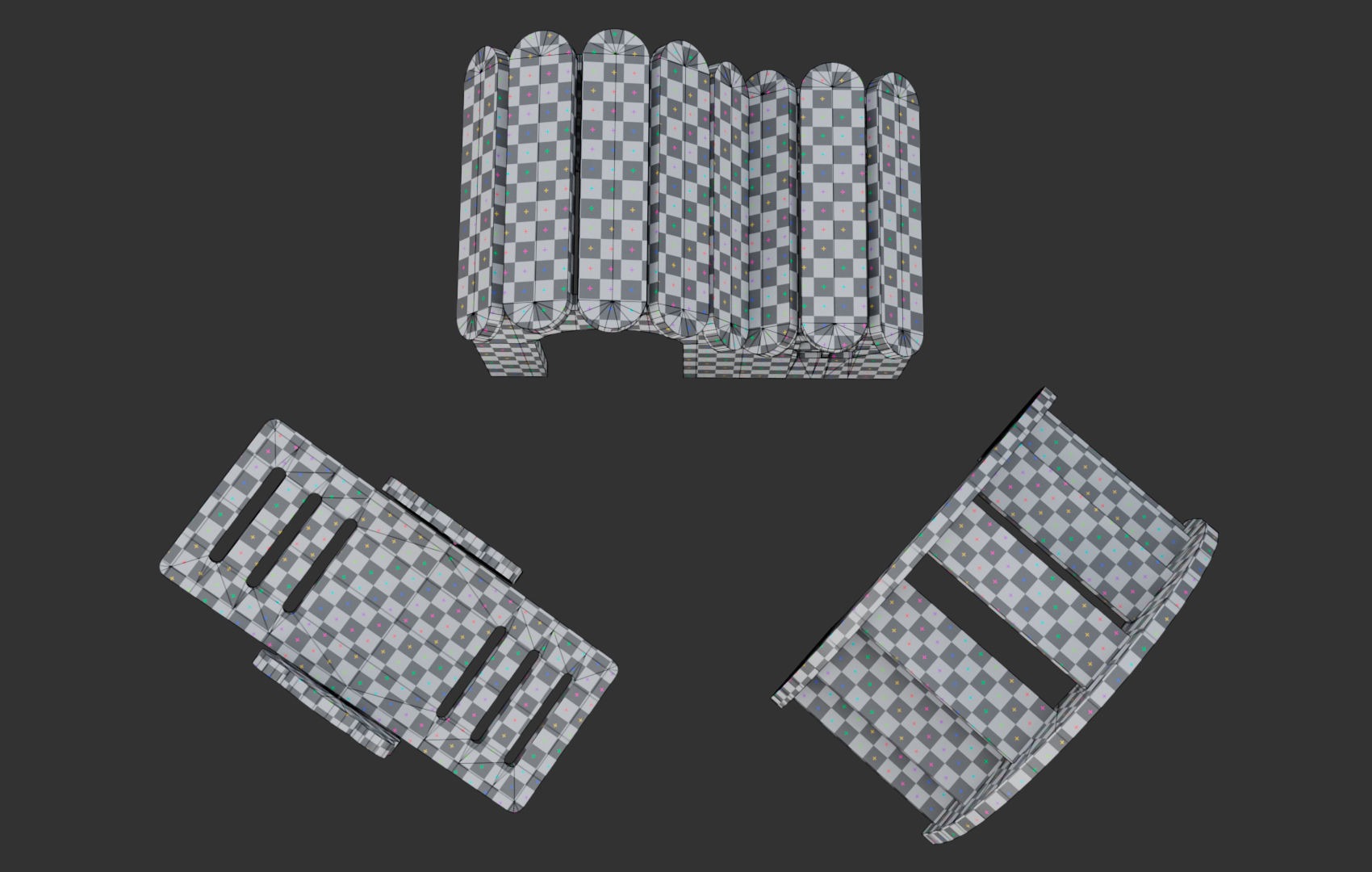 Mini House For Hamsters Low-poly 3D model_12