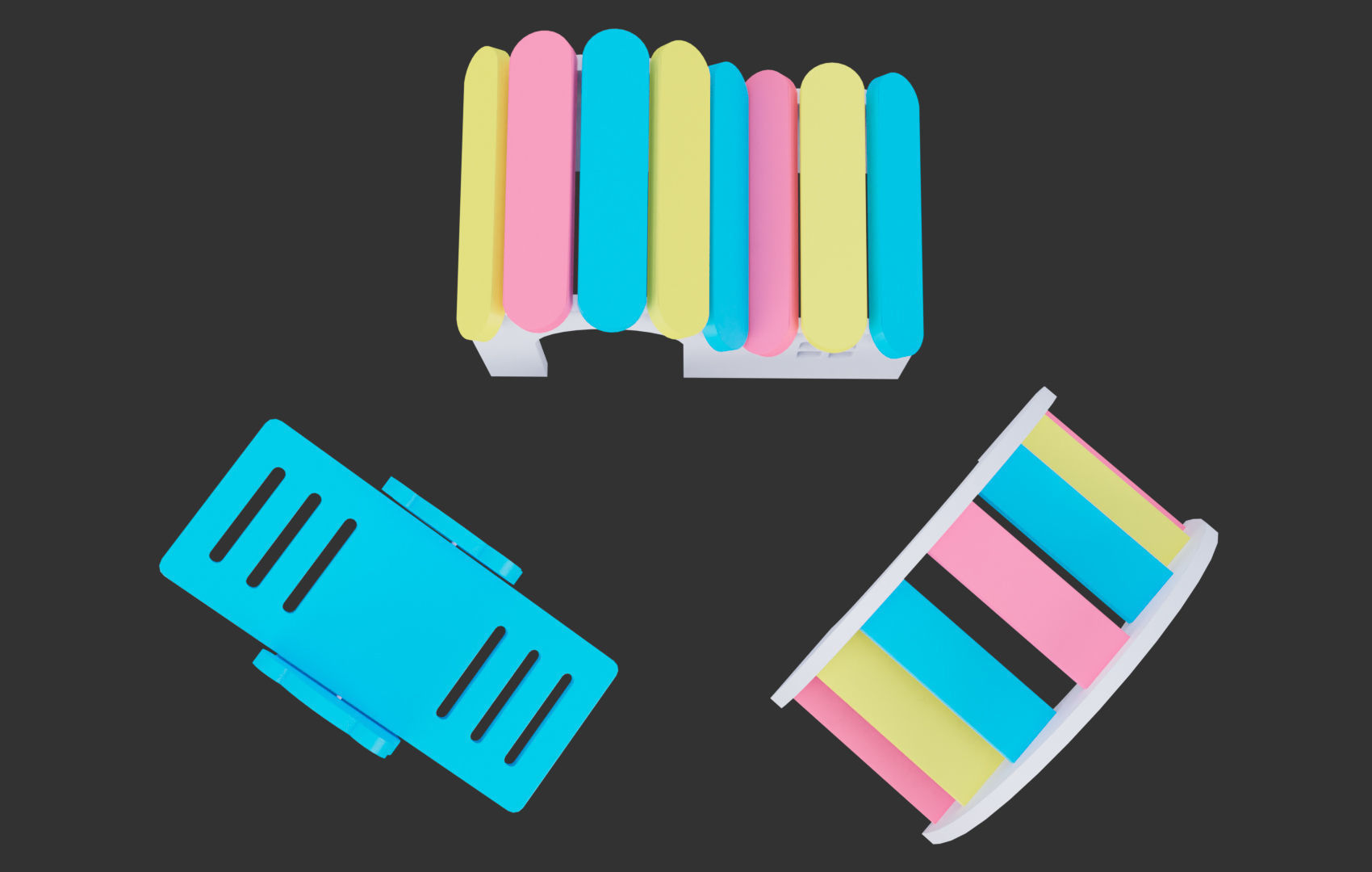 Mini House For Hamsters Low-poly 3D model_4