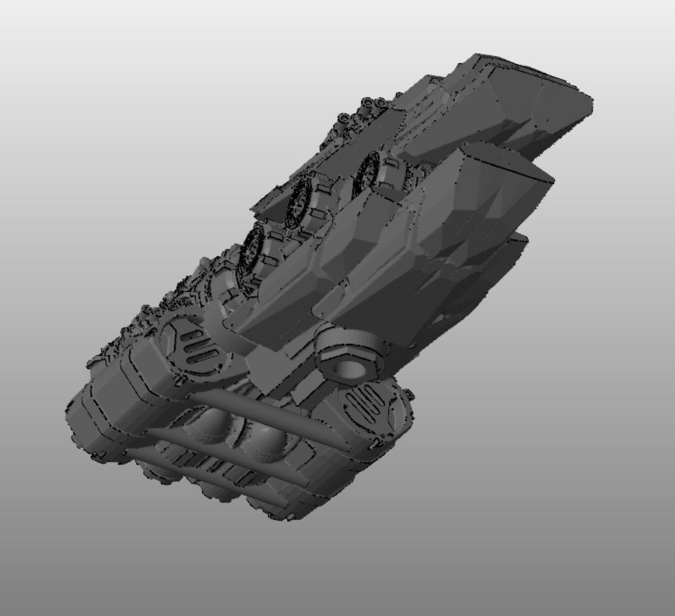 SKY RELICS - 18 BLACK KNIGHT 3D print model_2
