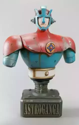 astroganger bust figure 3d model