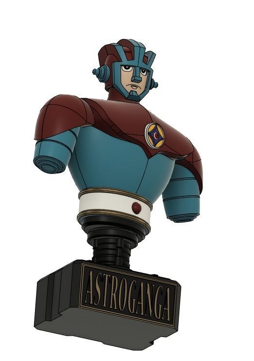 astroganger bust figure 3d model 3D print model_7