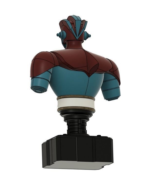 astroganger bust figure 3d model 3D print model_8