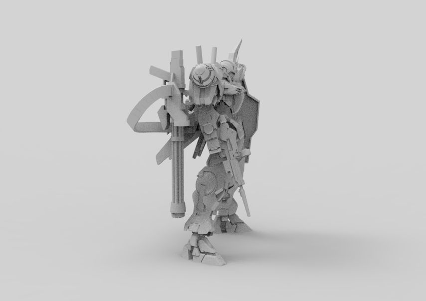 Gundam 00 Aile Finish 3D model_31