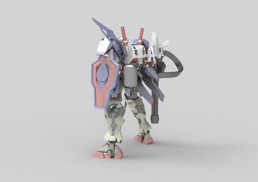 Gundam 00 Aile Finish 3D model_2