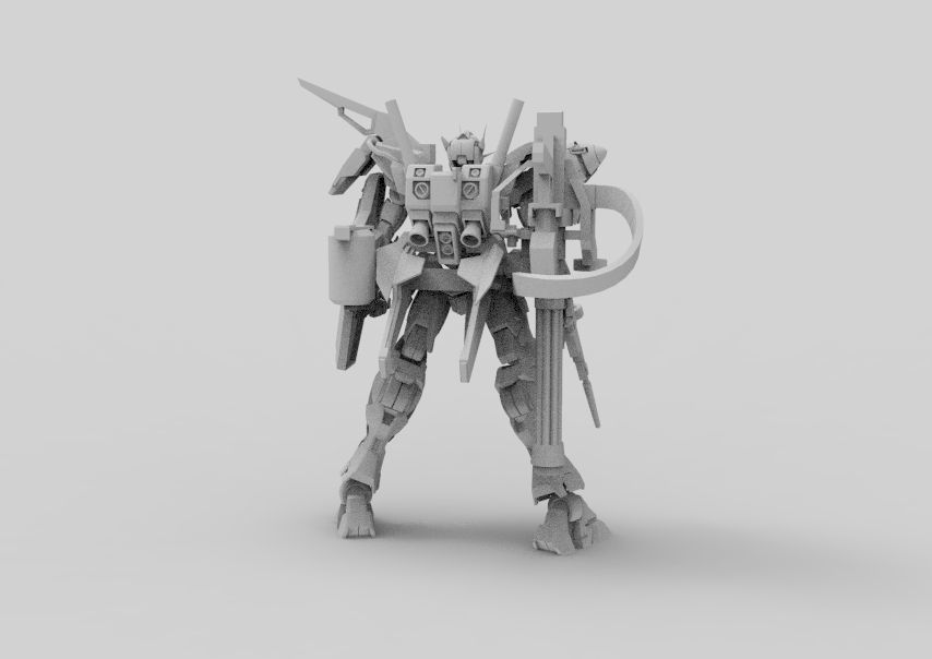 Gundam 00 Aile Finish 3D model_26