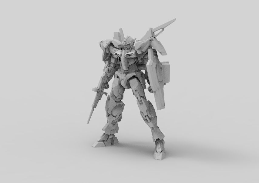 Gundam 00 Aile Finish 3D model_36
