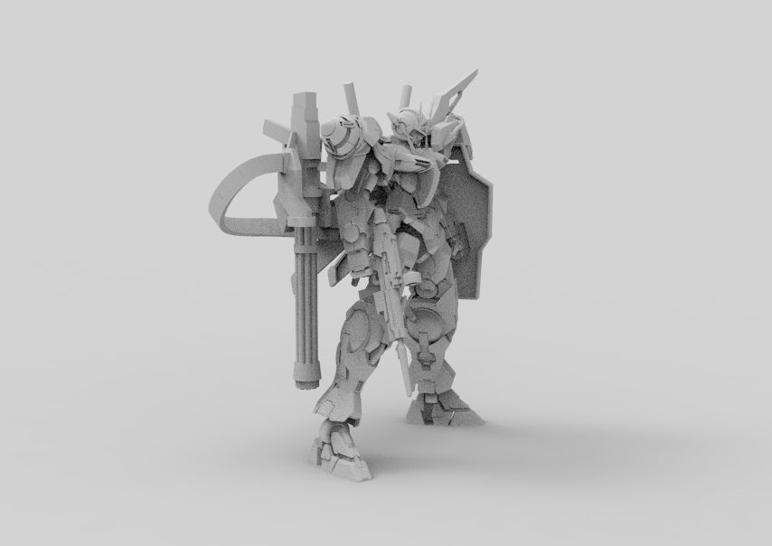 Gundam 00 Aile Finish 3D model_33