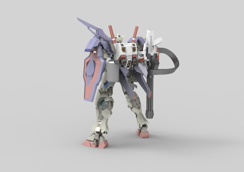 Gundam 00 Aile Finish 3D model_3