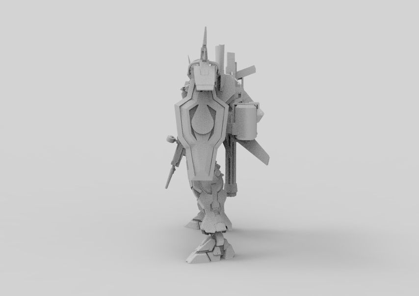 Gundam 00 Aile Finish 3D model_39