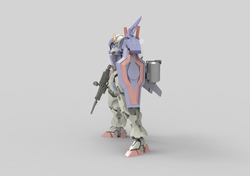 Gundam 00 Aile Finish 3D model_18