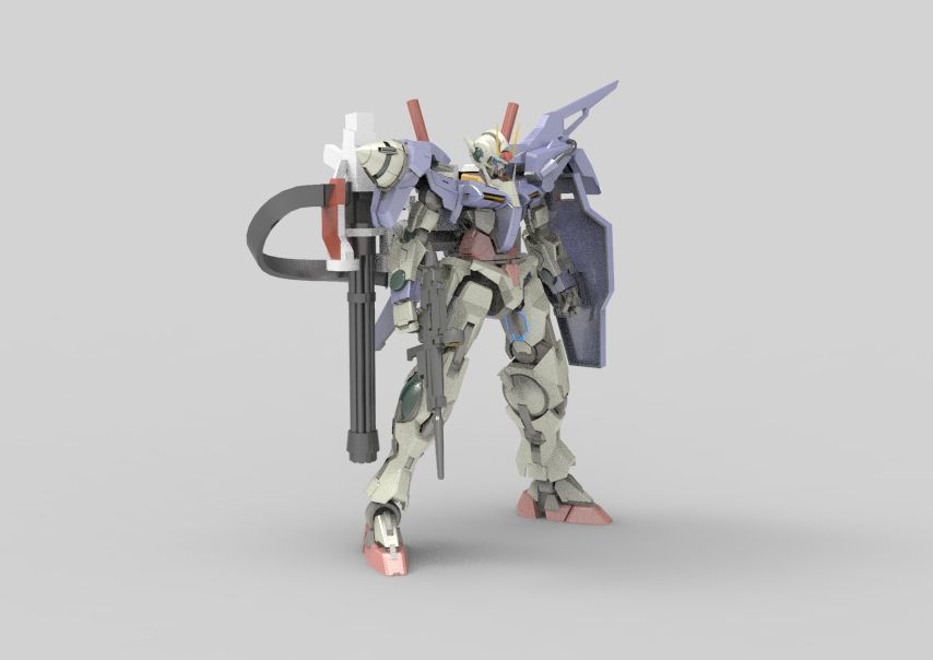 Gundam 00 Aile Finish 3D model_1