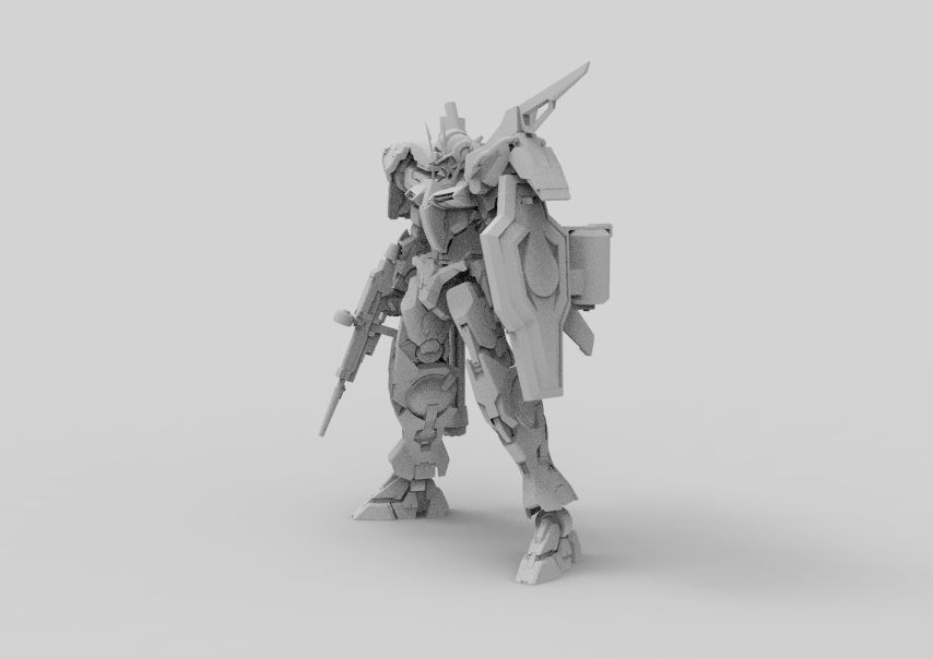 Gundam 00 Aile Finish 3D model_37