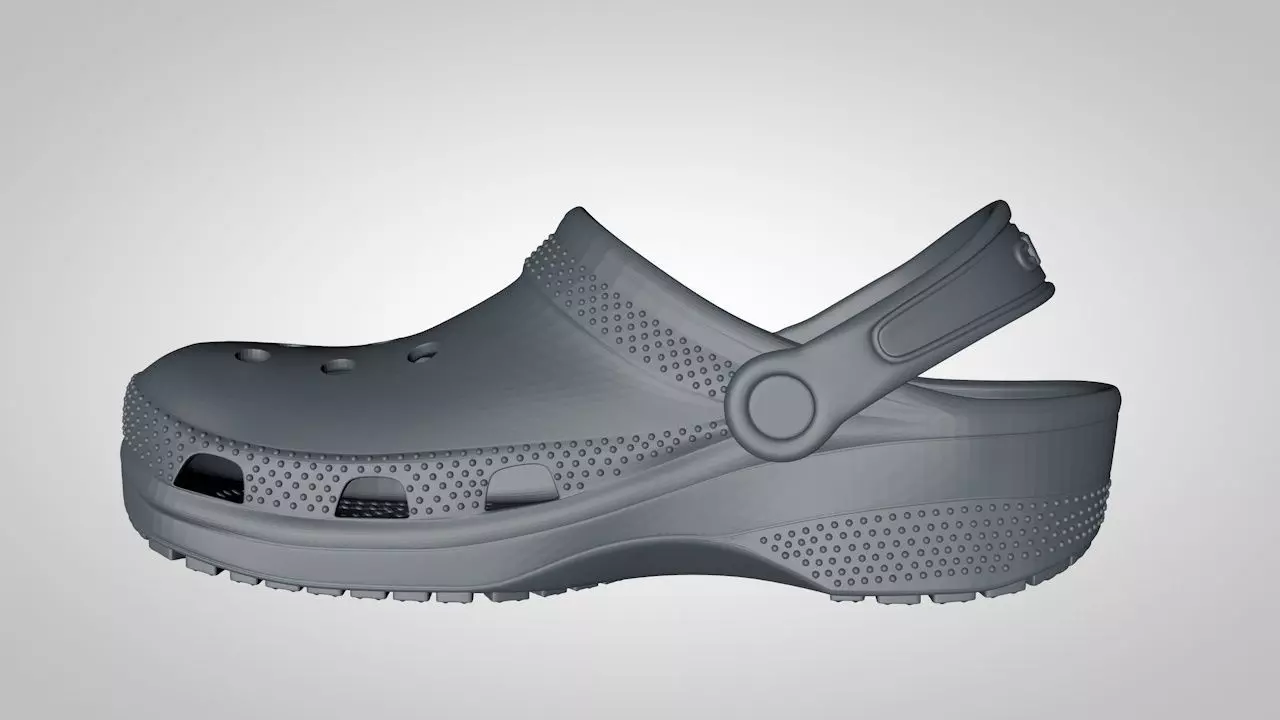 crocs classics stl 3D print model_0