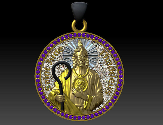 Pendant Saint Jude Thaddeus 3D print model