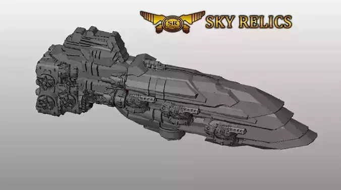 SKY RELICS - 24 Long Sword 3D print model