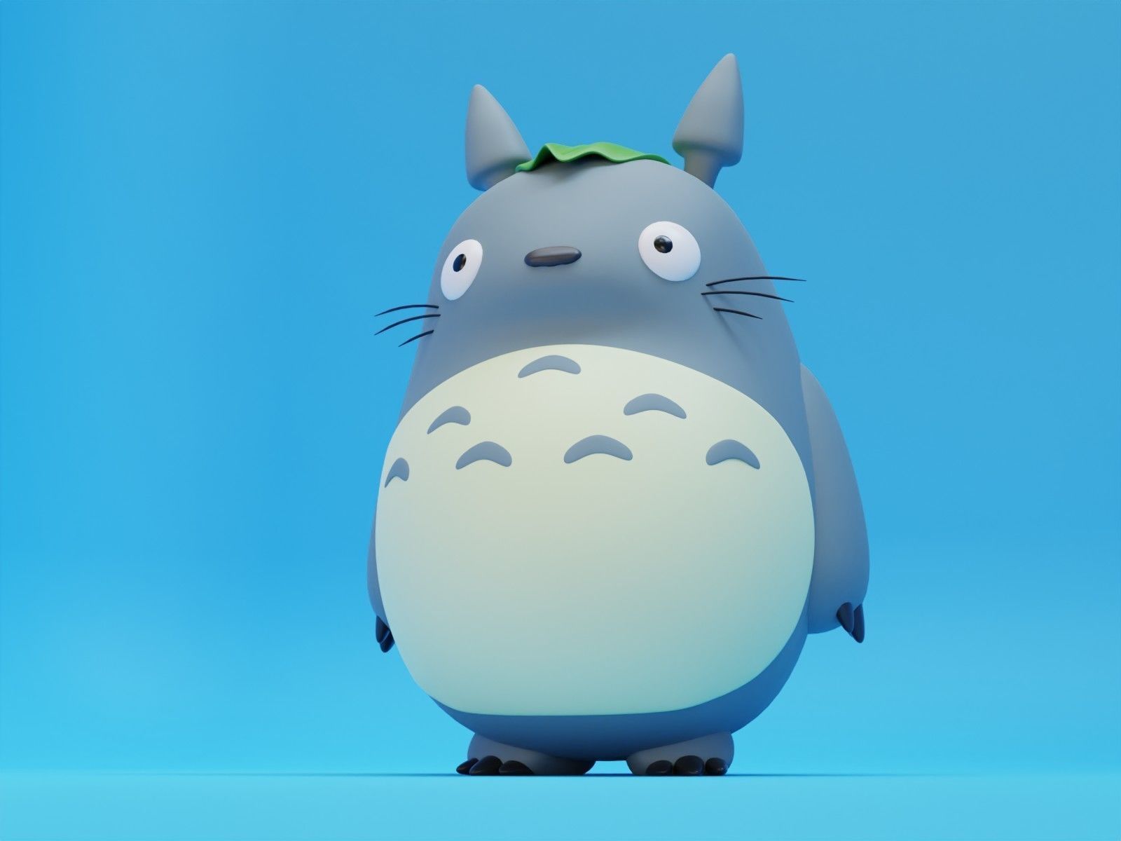 Totoro 3D Free 3D model_3
