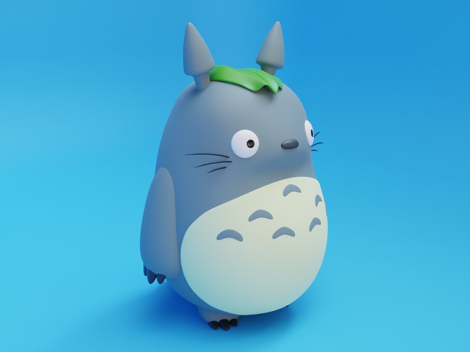 Totoro 3D Free 3D model_2