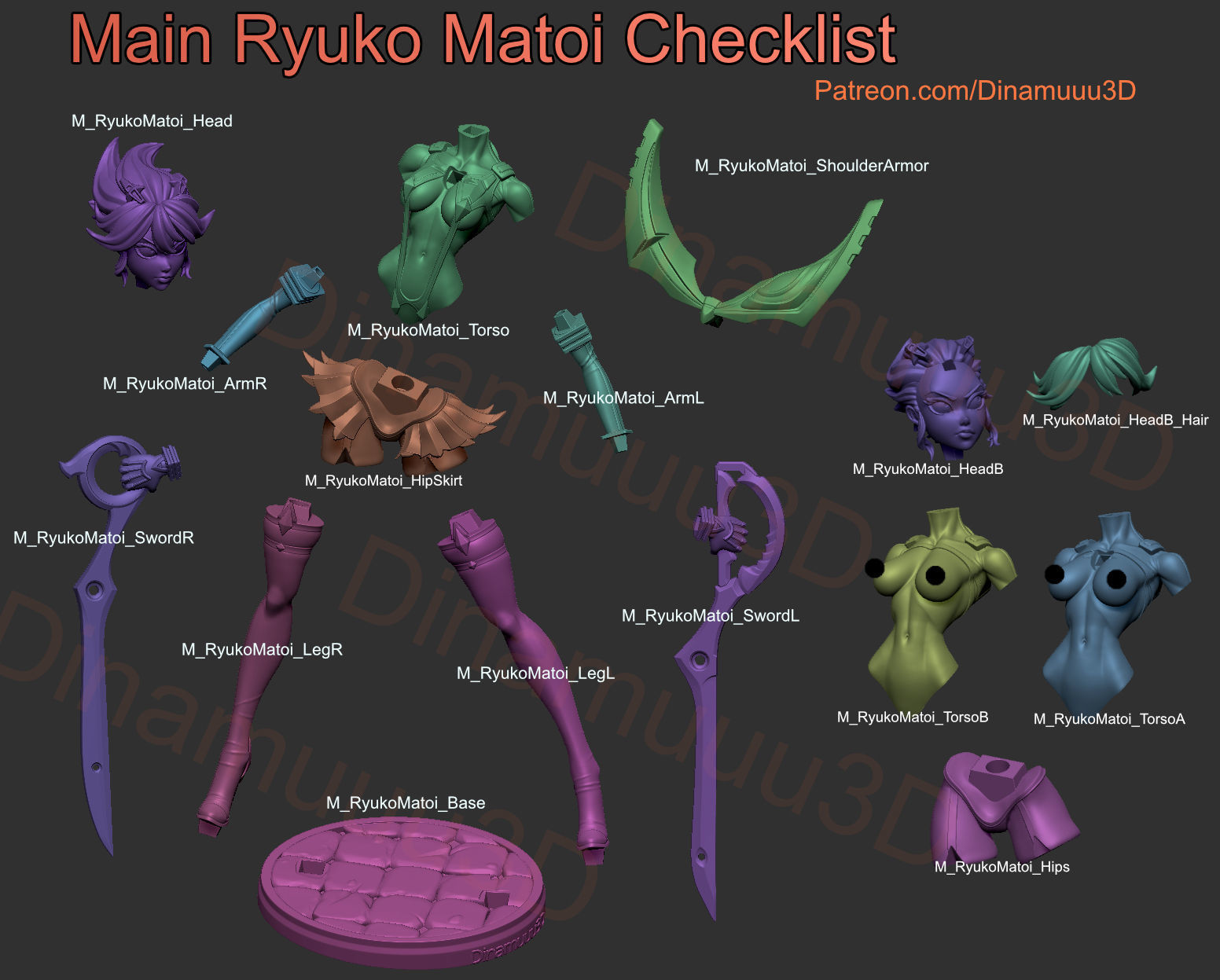 Ryuko Matoi Senketsu SFW and NSFW 3D print model_11