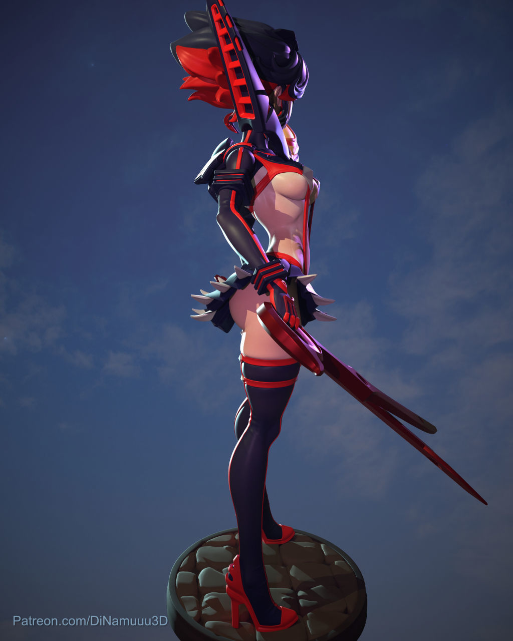 Ryuko Matoi Senketsu SFW and NSFW 3D print model_6