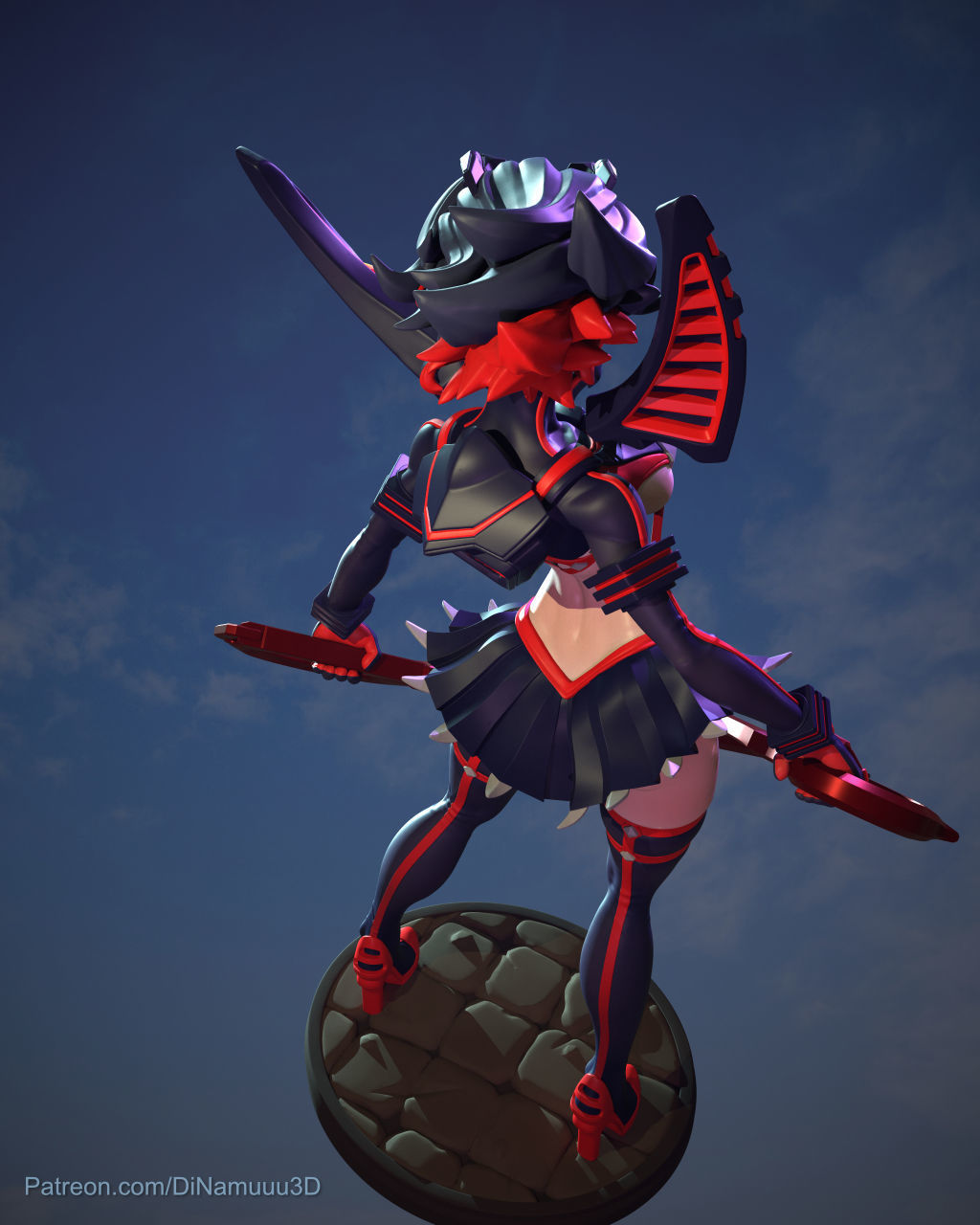 Ryuko Matoi Senketsu SFW and NSFW 3D print model_4