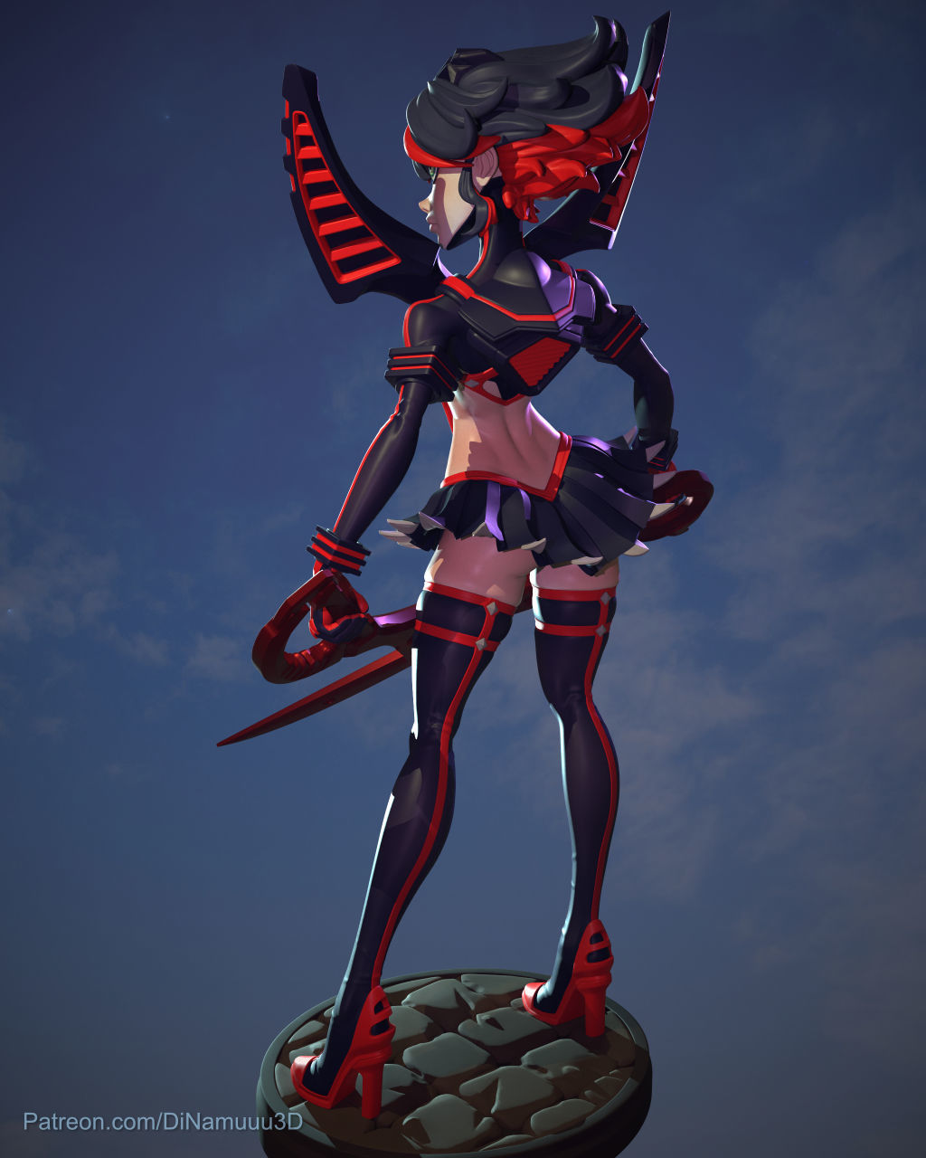 Ryuko Matoi Senketsu SFW and NSFW 3D print model_7