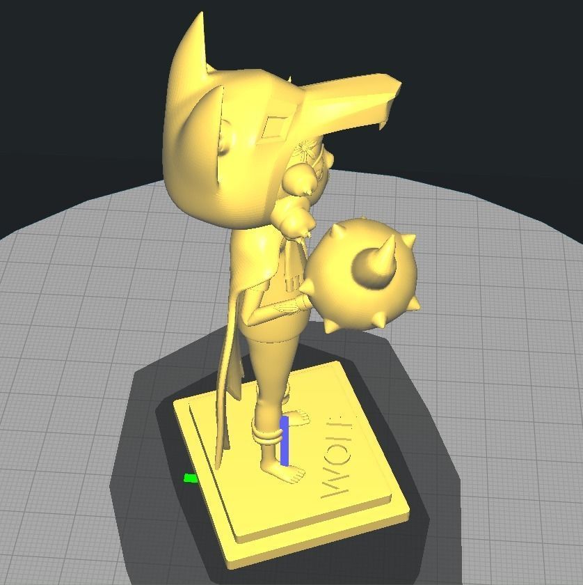 Wolf from Age of Wonder Beasts 3D print model_5