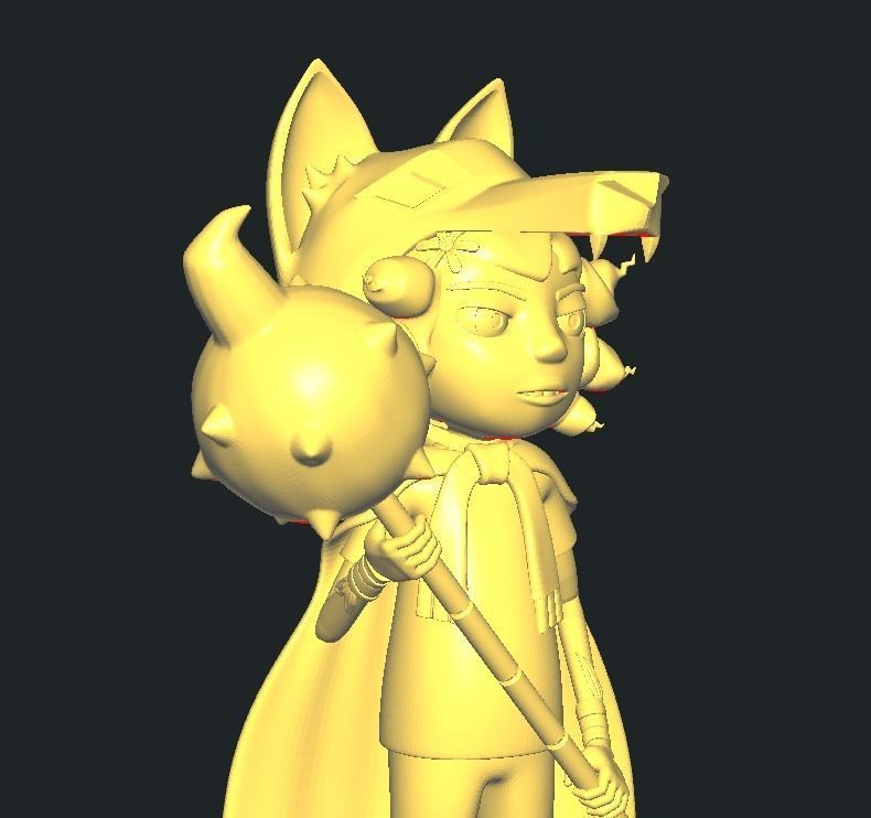 Wolf from Age of Wonder Beasts 3D print model_4