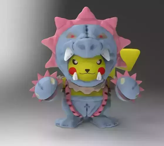 Pikachu pokemon toy 3D print model