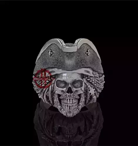 Pirates Skull ring