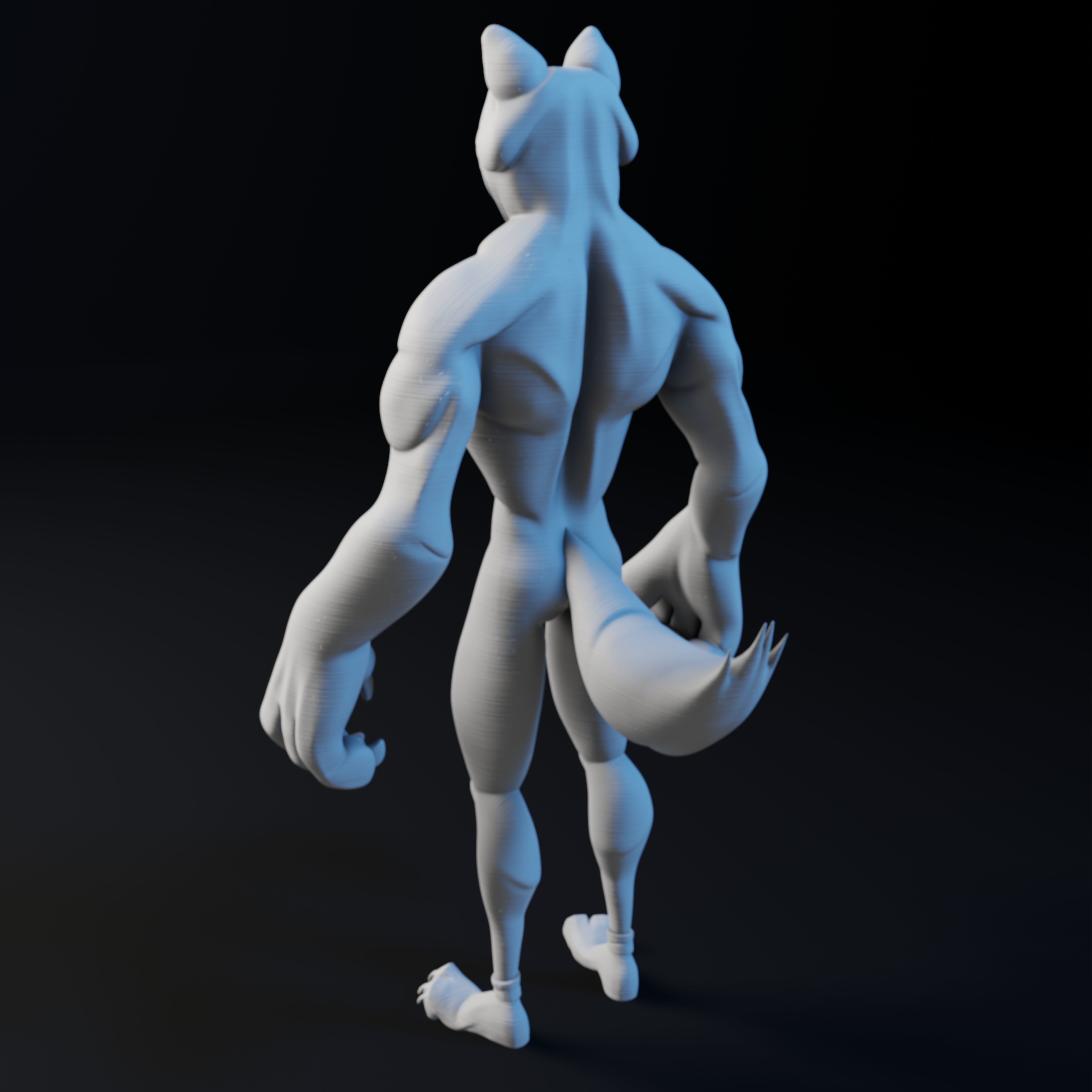 Kitty Cat Dude - 3D Print Model 3D print model_29