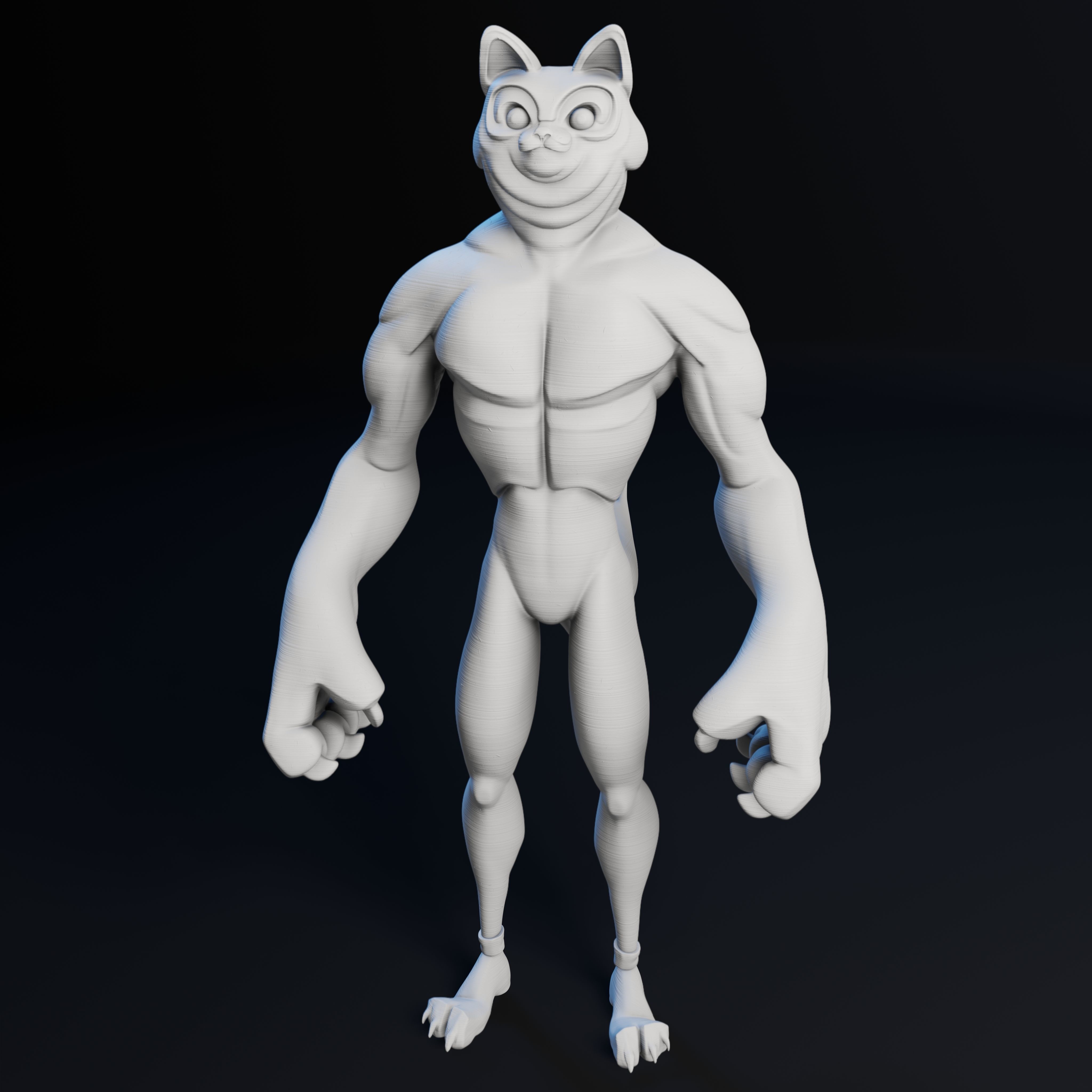 Kitty Cat Dude - 3D Print Model 3D print model_19