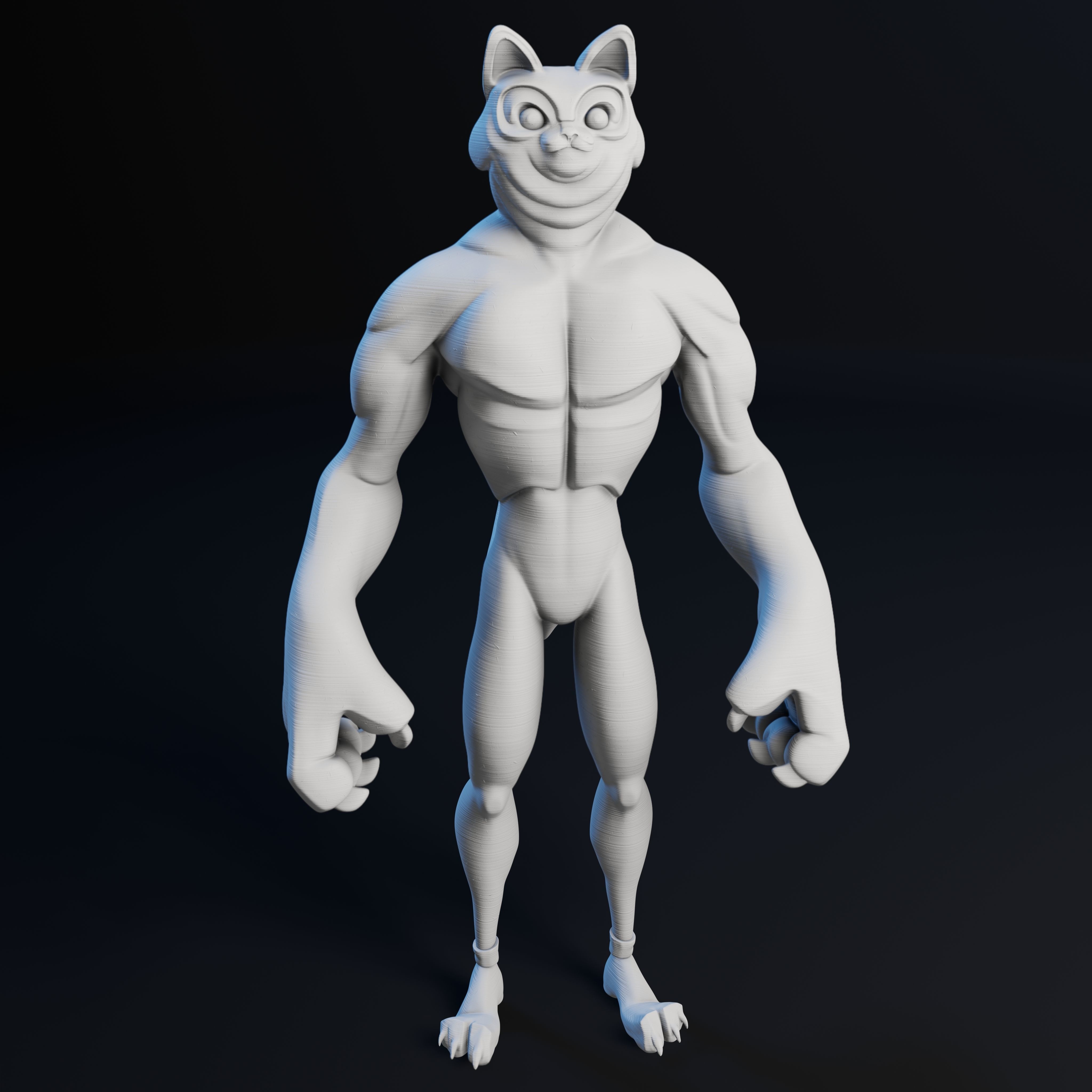 Kitty Cat Dude - 3D Print Model 3D print model_40
