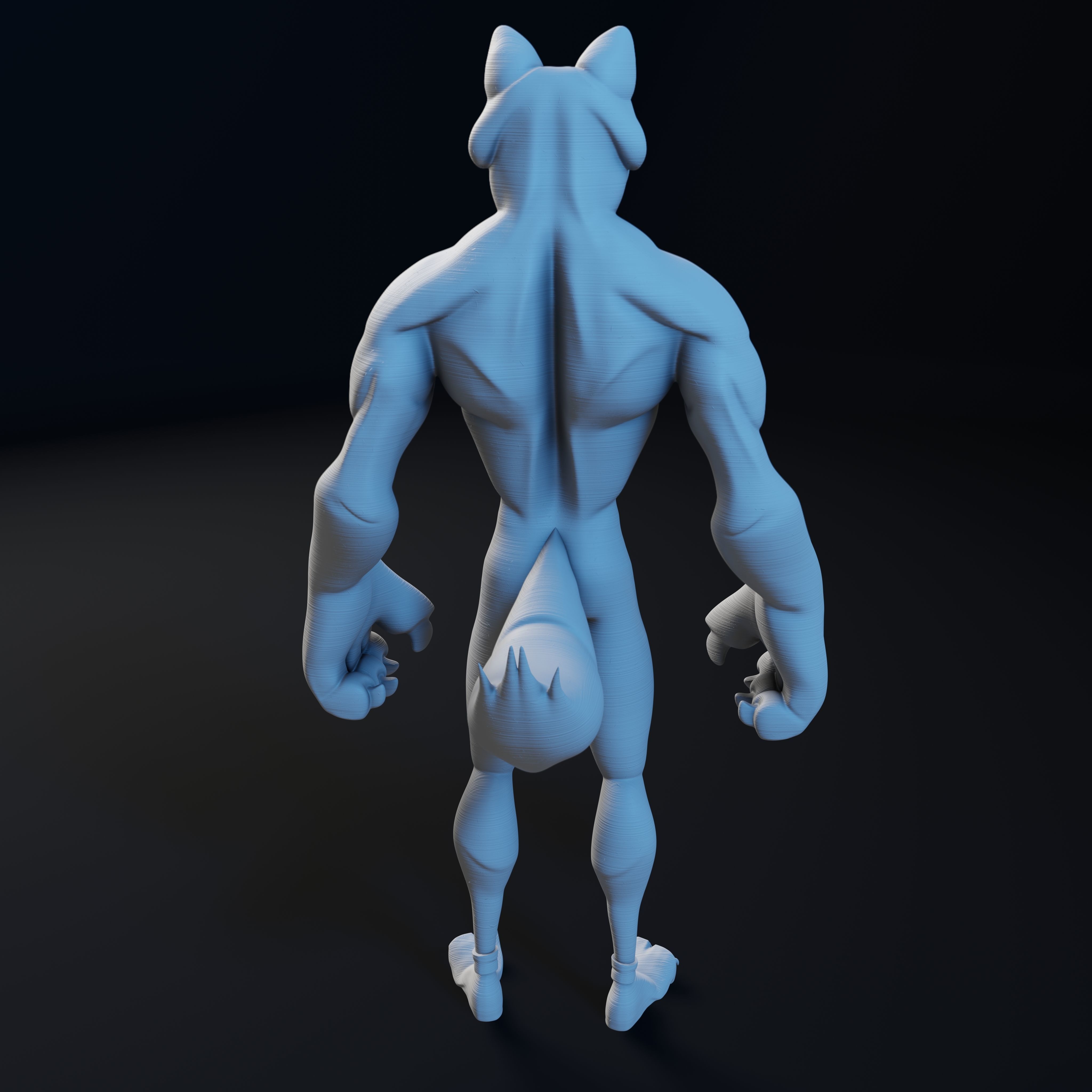 Kitty Cat Dude - 3D Print Model 3D print model_33