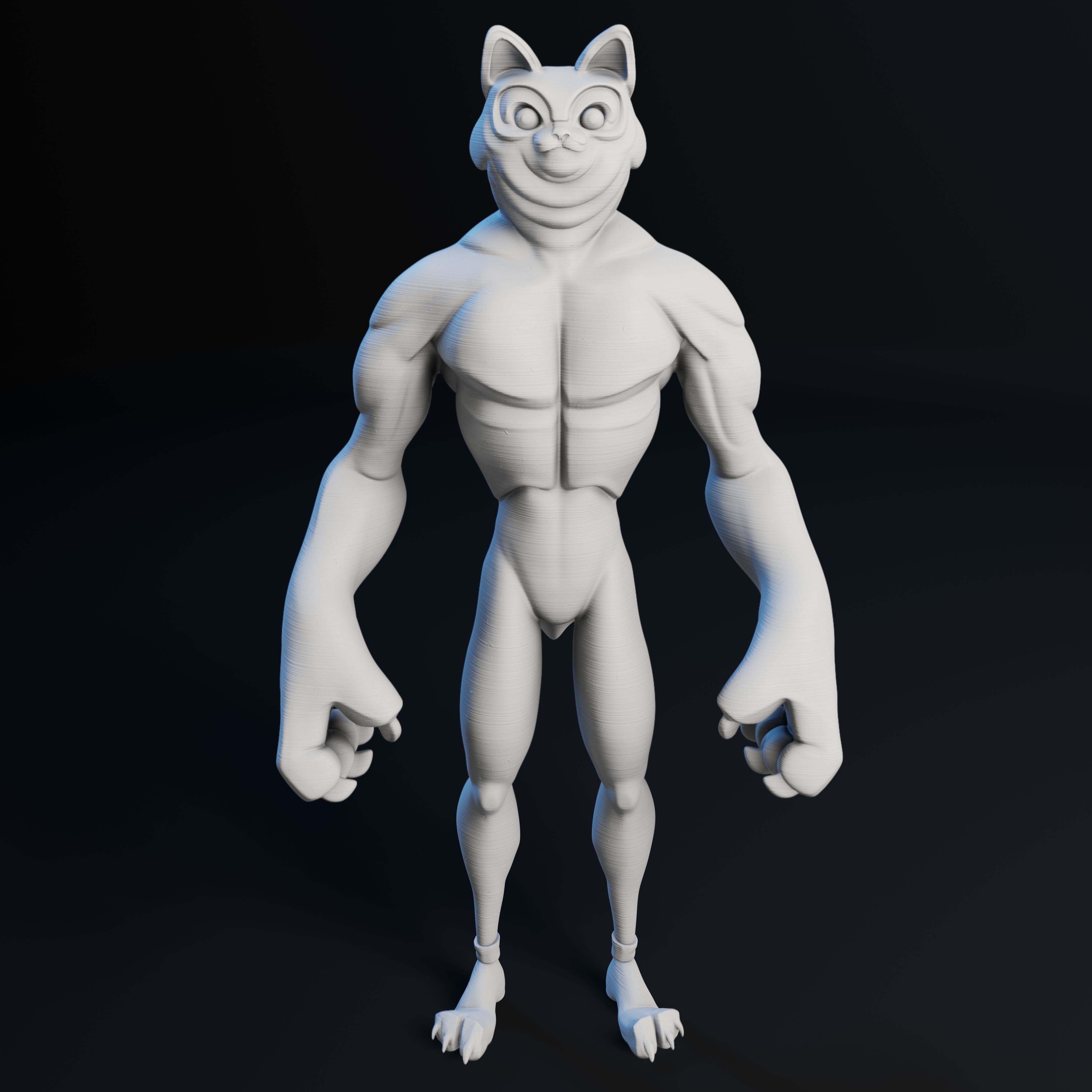 Kitty Cat Dude - 3D Print Model 3D print model_39