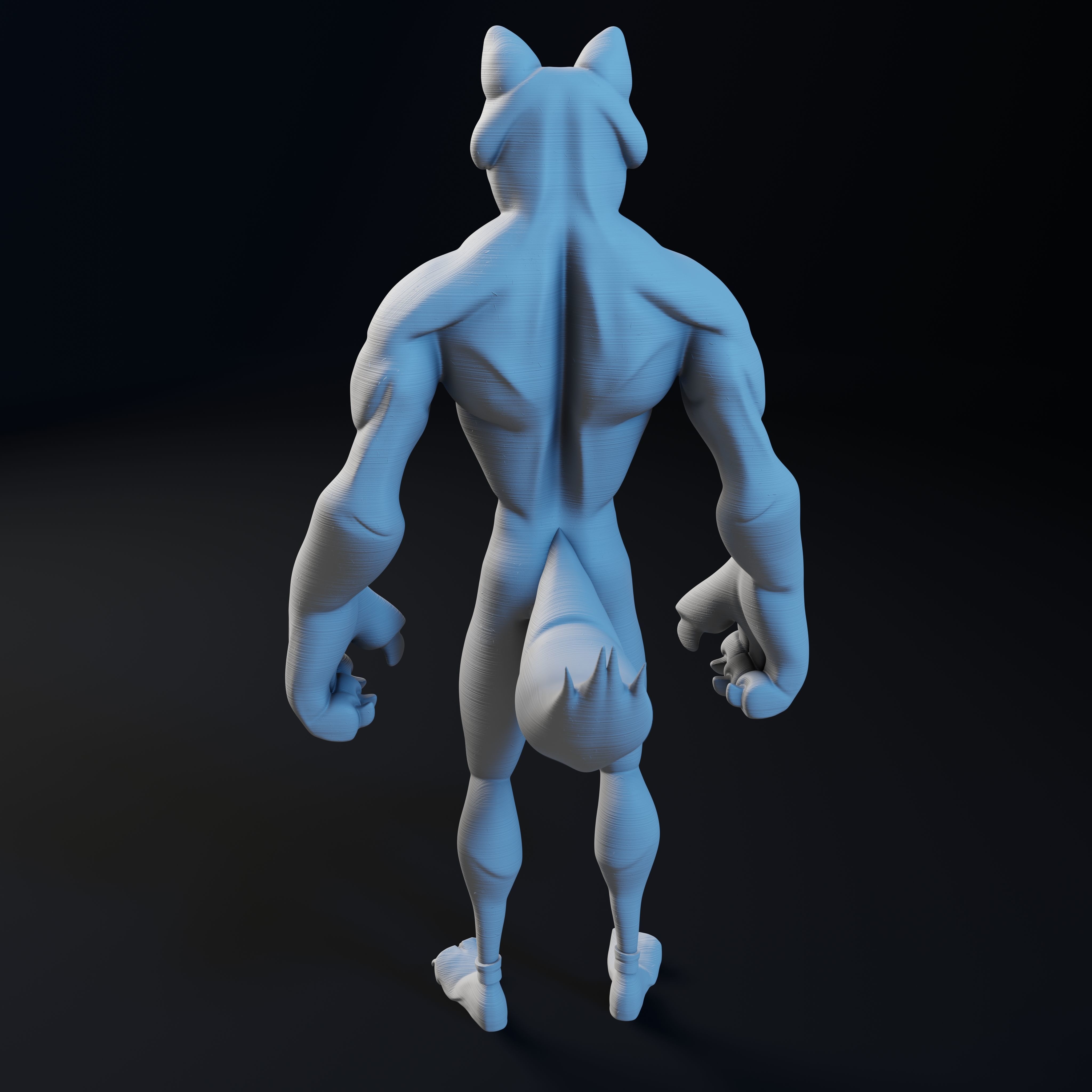 Kitty Cat Dude - 3D Print Model 3D print model_30